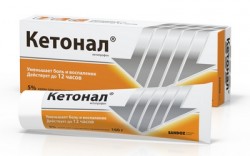 Кетонал крем д/наружн. прим. 5% 100 г 1 шт.